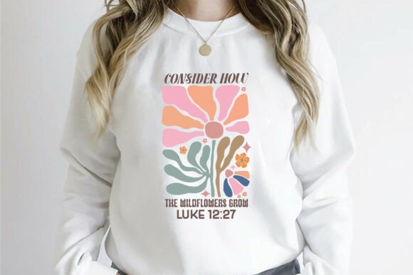 Christian Boho Abstract Flowers PNG — T-Shirt Designs