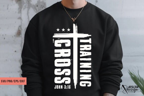 Cross Training SVG: Christian T-Shirt Designs