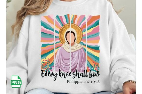 Every Knee Shall Bow PNG, Christian PNG