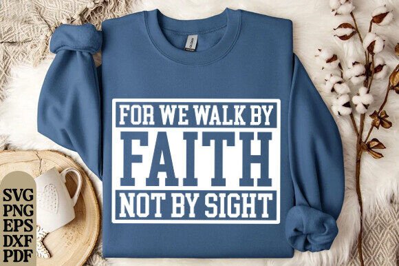 Faith SVG: Bible Quote for Embroidery