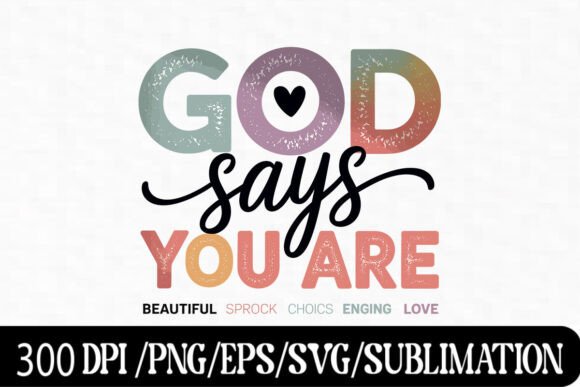 God You Are – Inspirational Christian T-Shirt Designs