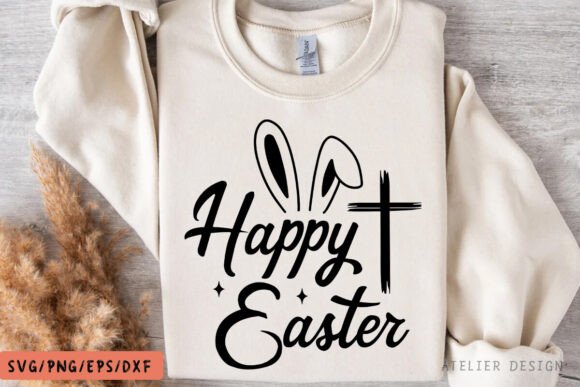 Happy Easter Christian SVG T-Shirt Designs