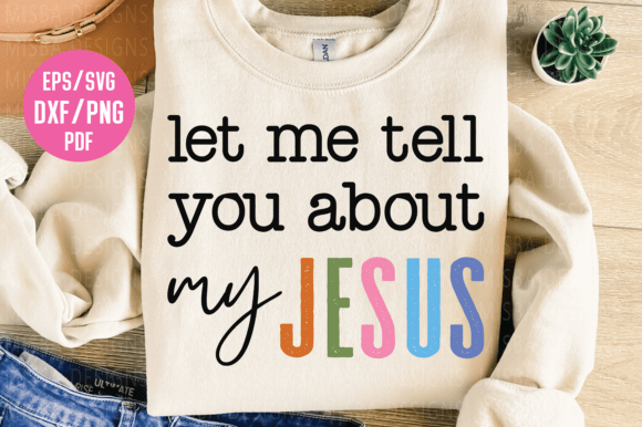 Jesus SVG T-Shirt Designs for Faith-Based Brands
